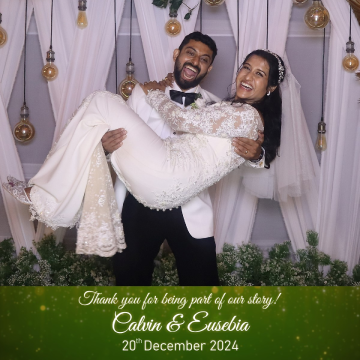 Calvin - Wedding - Magic Mirror Photo Booth