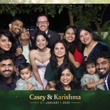 Casey & Karishma - Wedding Reception - Mumbai - The Magic Mirror